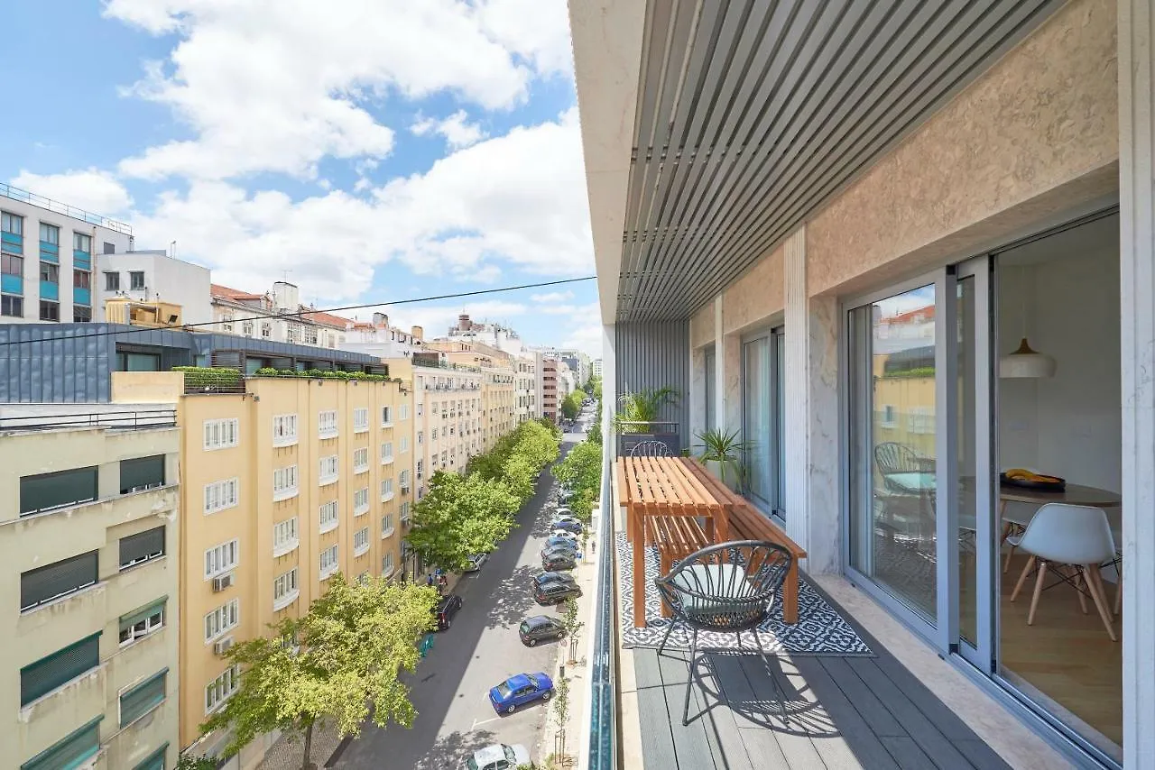 Roof Terrace Rodrigues Sampaio Hotel Lisboa Apartamento